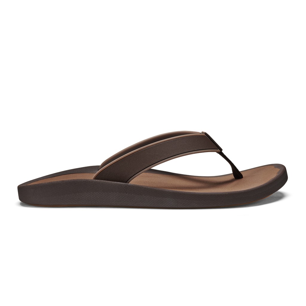 Olukai Zehentrenner Herren - Koko O Durable Wasserdichte Braun - 56097QLAO